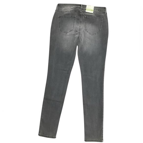 Old Navy Women’s Jeans Mid Rise Stretch Super Skinny Gray Size 8 NWT - Picture 2 of 7
